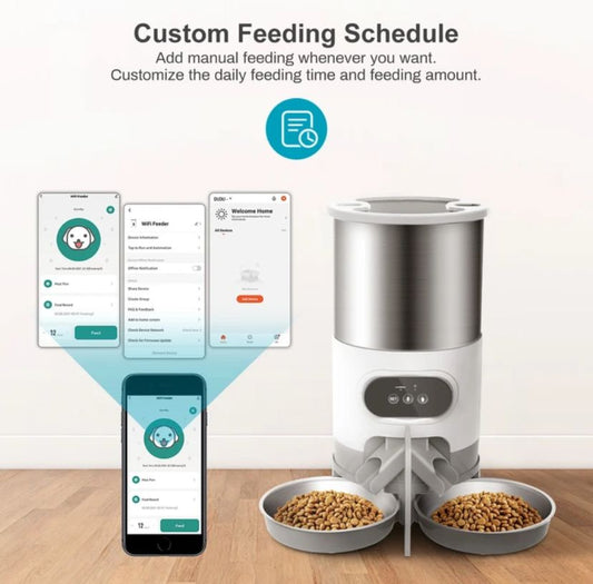 🐾 Comedero Inteligente Wi-Fi 4L – Alimentación sin preocupaciones
