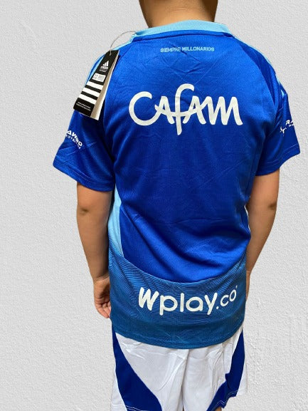 🔵⚪ Uniforme Millonarios Niño 2025 – ¡Versión Oficial! ⚽